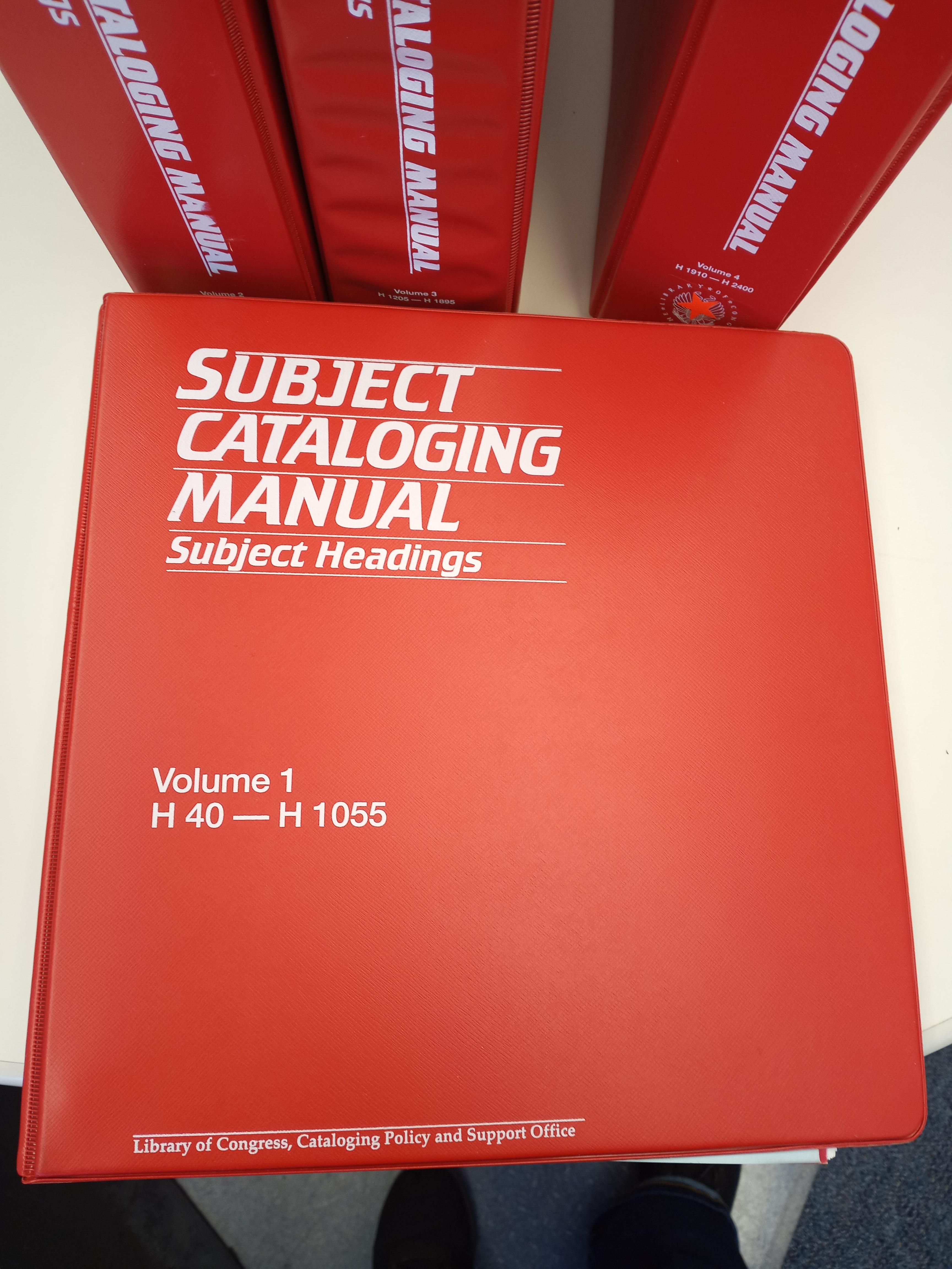 LC Subject Cataloging Manual: Subject Headings | Reaching Across Illinois Library System